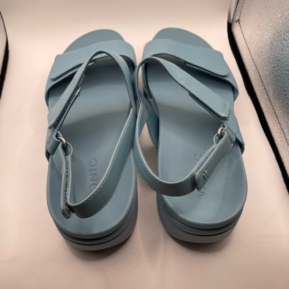 Vionic Fay platform Women's Blue Sandals size 9 - Picture 6 of 9